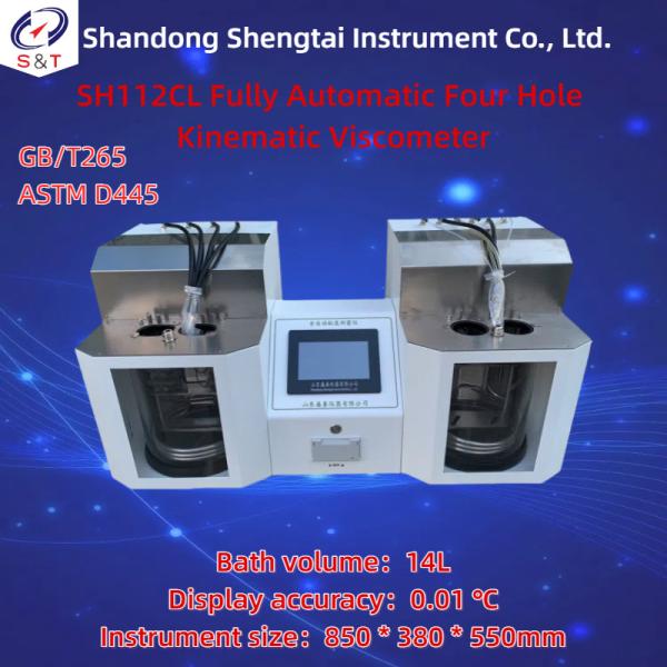 Fully Automatic Four Hole Kinematic Viscometer ASTM D445 Light Colored Petroleum