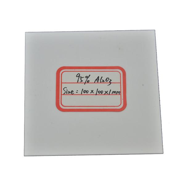 35 W/MK Alumina Ceramic Substrate  With 8.9 X 10-6/K Thermal Expansion White