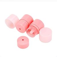 Round Mouth Lipstick Tube Factory 4g Empty With Rubber Seal Screw Closure Plastic Lip Balm Tube for Cosmetic Container Packaging