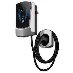 Зарядные устройства для коммерческих электромобилей типа 2 App Wall EV Charger 4,3-дюймовый дисплей