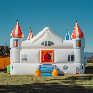 Casamentos Festas de aniversário 15ft X 15ft Castelo salto com deslizamento PVC inflável Salto castelo 950W poderoso soprador
