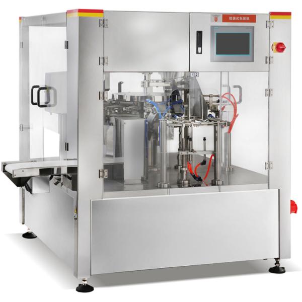 Máquina de alta velocidade de Mini Doypack Premade Pouch Packing com o zíper de aço inoxidável