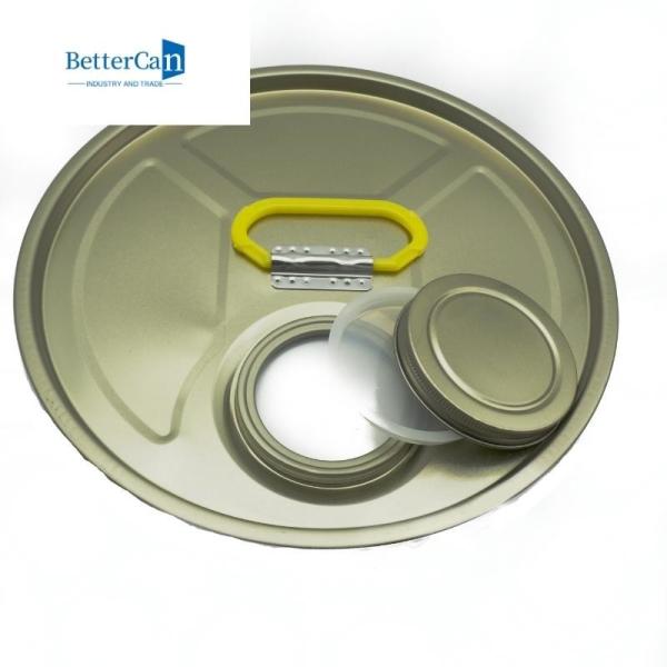 Alrededor de Tin Can Components, parte inferior del cubo de la hojalata con el compuesto de Unling/de la alineación