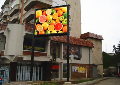 P8mm Outdoor Advertising LED Displays 1600Hz High Brightness 5500cd