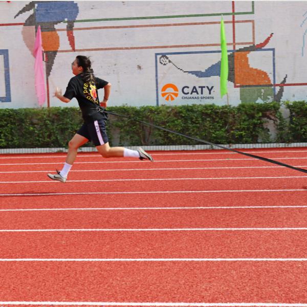Surface de piste d'athlétisme caoutchouteuse à haute traction par matériau de compétition professionnelle EPDM SBR Granules