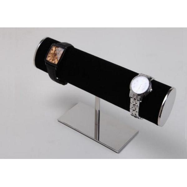 Round Rod Store Display Props Stand With Steel Base For Watch / Jewelry / Bracelet