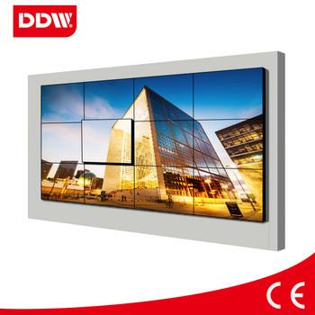 DDW 47 led video wall 4.9mm ultra narrow bezel HDMI DVI VGA AV 1080P 500nits brightness