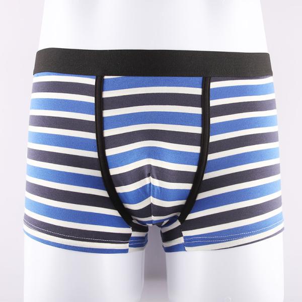 95% cotton Mens Striped Cotton Stretch Men Briefs Boxers Underwear