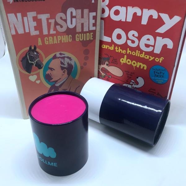 Tube biodégradable d'emballage de cadeau de boîte de cylindre de papier d'emballage pour le T-shirt