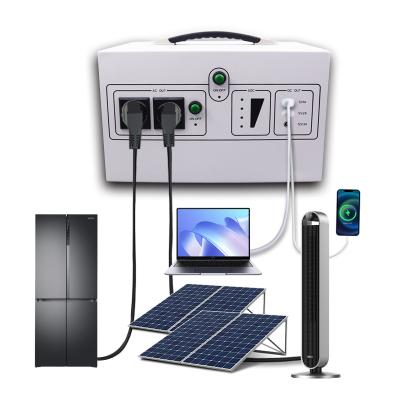 1000W 1110Wh Portable Power Station Lithium Iron Phosphate Battery for Home/Outdoor