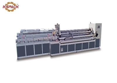 High Speed Paper Pipe Cutting Machine For 3 - 15mm Tube Thickness Brake Hole