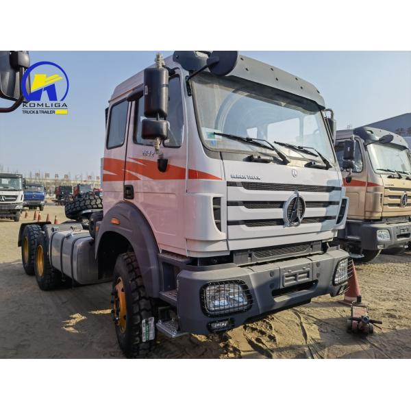 Manual Transmission 380HP Beiben Tractor Trailer Head Truck for Heavy Load Transport