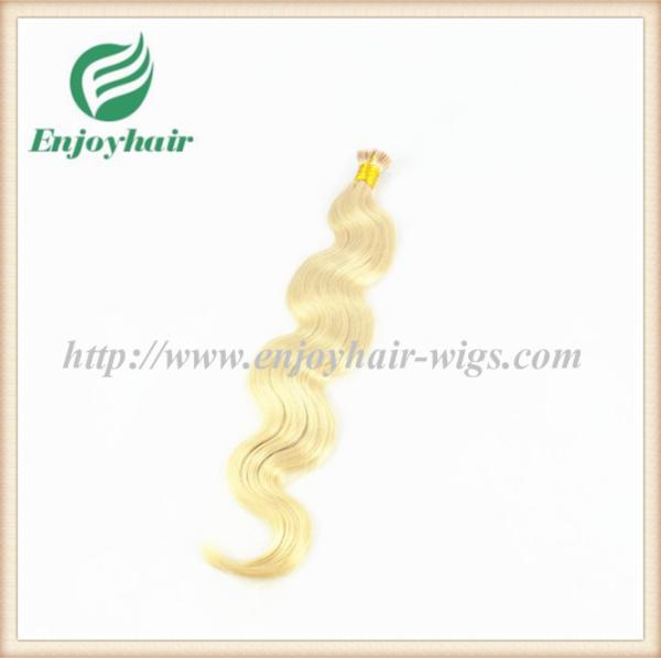Pre-Bonded Hair 10-28 100s/pack 613# color body wave Human Hair Brazilian hair extension