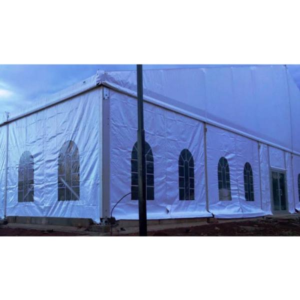 4000 Capacity 30x65m Clear roof Church Tent Marquee