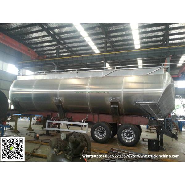 Aluminum Alloy  Wheat Flour Bulk Tanker with Tipping Hydraulic Cylinder (6000USG-10000USG ）whApp:+8615271357675