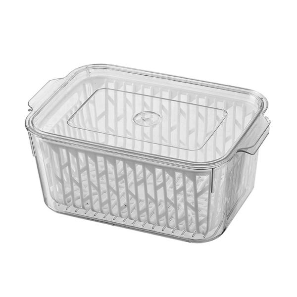 Sterile Fridge Organization Bins PET Plastic Kitchen Organizer