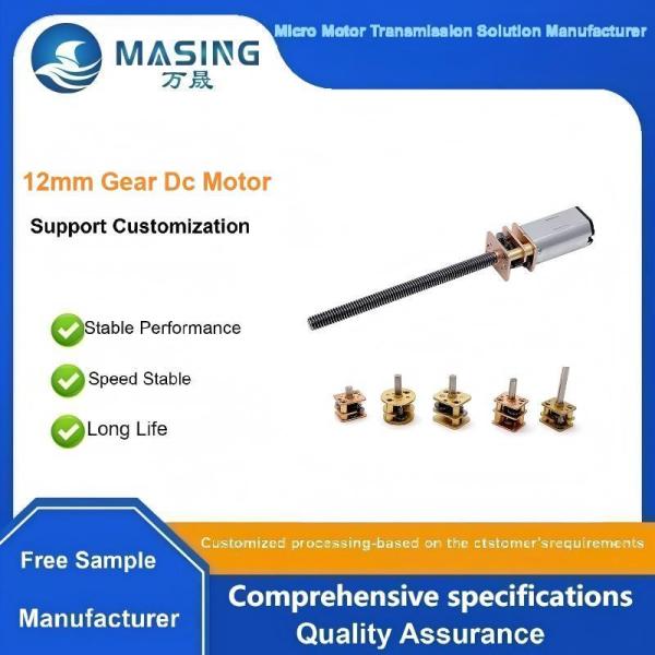 12mm Gear Motor Manufacturers With High Power 6v brushed geared N20 micro motor