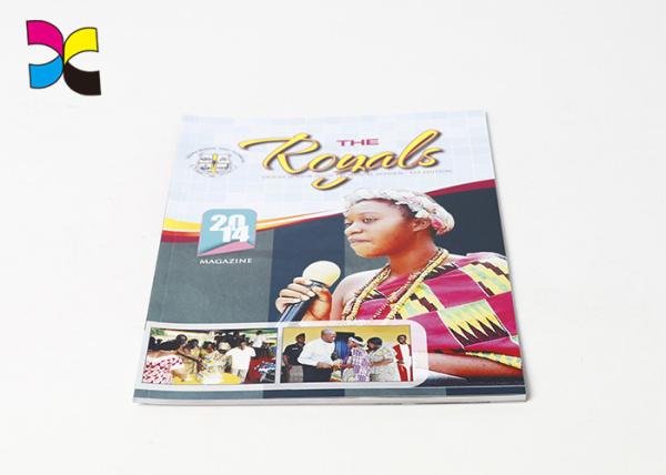Full Color Quick Printing Magazine , Saddle Stitching Commercial Magazine Printing
