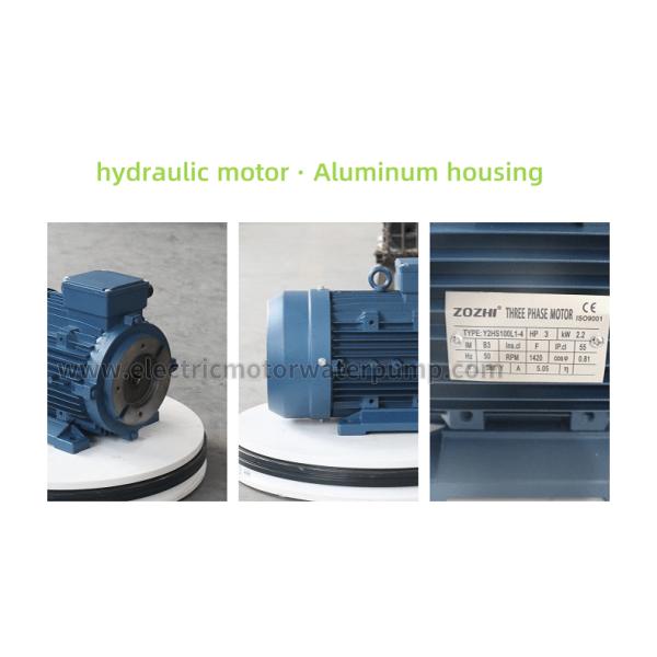 Motor eléctrico hidráulico 0.8KW 1.5KW 2.2KW 4KW 5.5KW 7.5KW del eje del eje interno del hueco para el sistema hydráulico