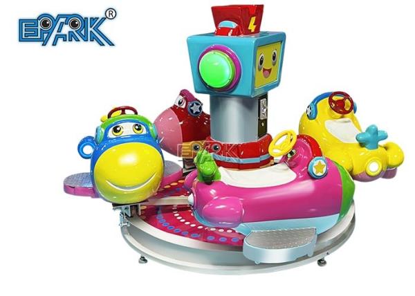 Fun Flight Kiddy Ride Machine Coin Operated Mini Carousel 4 Person Swing Ride