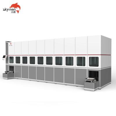 Máquina automática da limpeza ultrassônica de três câmaras