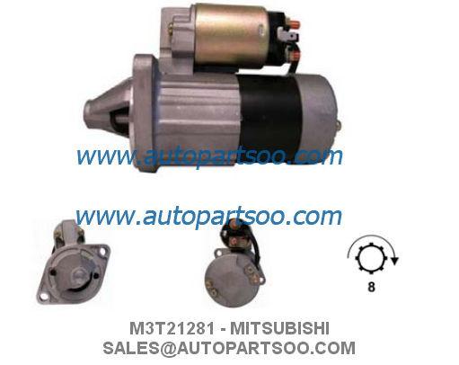 M3T25281 M3T25282 - MITSUBISHI Starter Motor 12V 0.8KW 8T MOTORES DE ARRANQUE