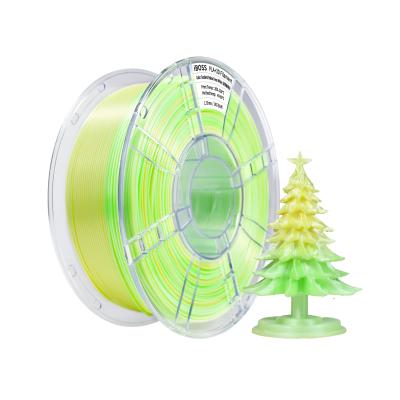 IBOSS High Rigidity PLA+ Filament 1.75mm Gradient Yellow Green White  3D Printing Filament