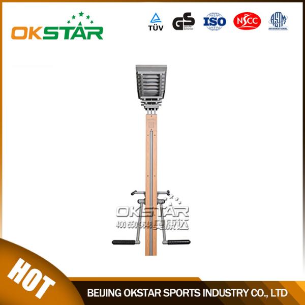 outdoor wooden fitness equipment leg exercise machine