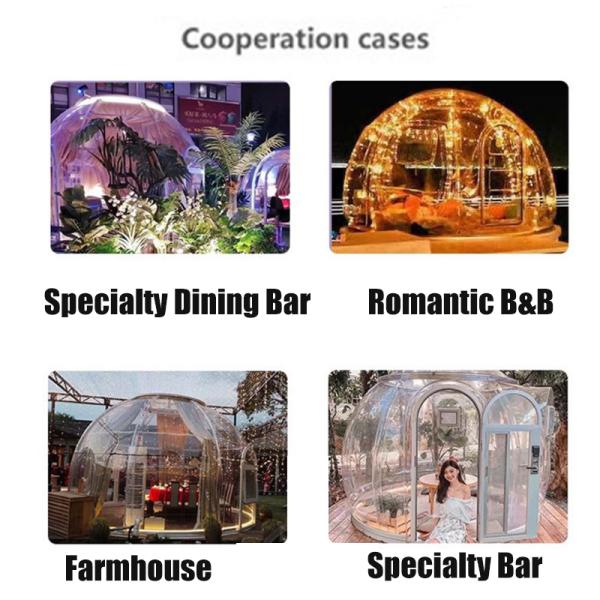 Camping leisure luxury outdoor star room tourist camping scenic spot starry sky bubble house