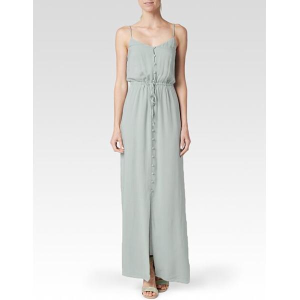 Women Floor Length strip summer maxi dress