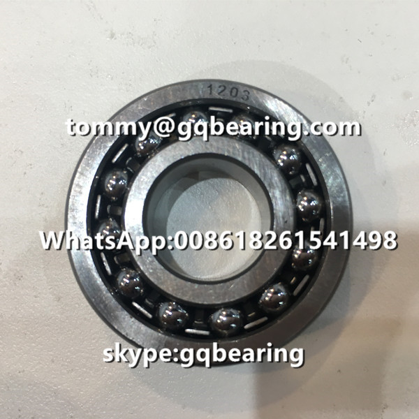 Chrome Steel Material 1203 Steel Cage Double Row Self-Aligning Ball Bearing 17x40x12mm (Стальная клетка с двойным рядом саморазвертывающегося шарового подшипника 17x40x12 мм)