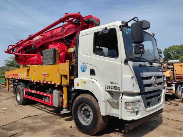 SANY 37m compact concrete pump truck for sale - suitable for confined spaces and urban operations