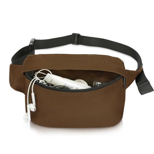 MTB Motorcycle Cross Body Waist Belt Bag For Women Sling Shoulder Hiking 8.5X2.5X4.5