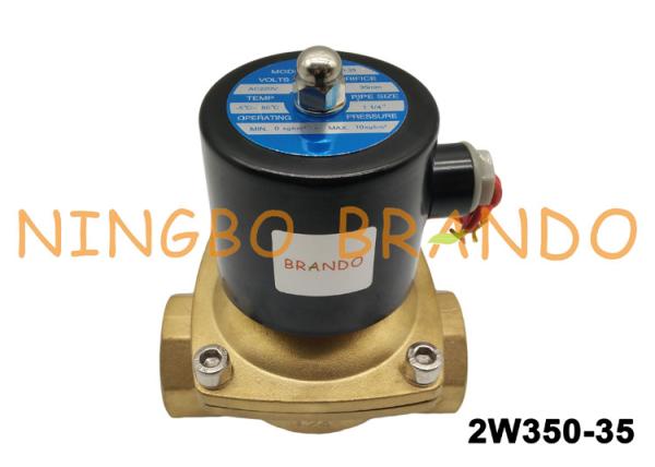 2/2 de tipo de bronze a ação direta 2W350-35 do tratamento da água UW-35 Uni-D do corpo polegada AC220V do NC 1-1/4 da maneira da”