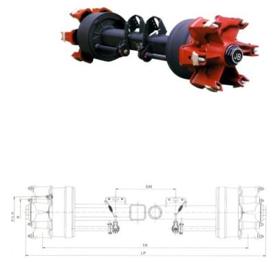 Spoke Hub Axle Series for trailer
