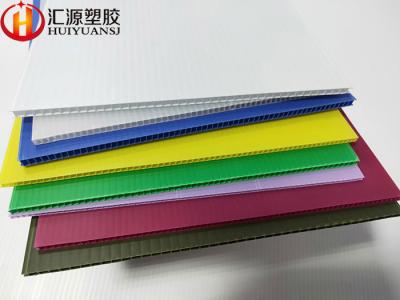 Non Toxic Strong 1300GSM PP Hollow Corrugated Sheet