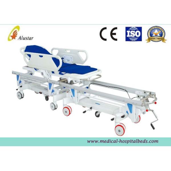 Alloy Aluminum Hospital Stretcher Trolley, Transfer Cart With Central Controlled Braking System ALS-ST009