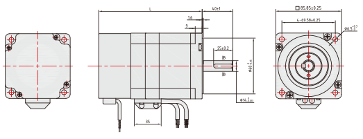 Nema 34 1,8 мотор тормоза степени 86mm 5N.M Stepper