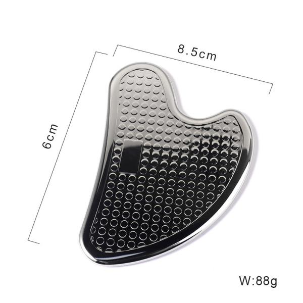 Head Massage Equipment Custom Shape Massager Tools Face Roller Massage Metal Guasha Comb 304 Stainless Steel Guasha Comb