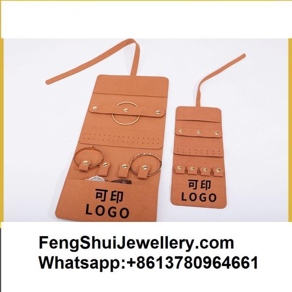Microfiber Multifunctional Jewelry Storage Bag Portable Jewelry Bag Ring Earring