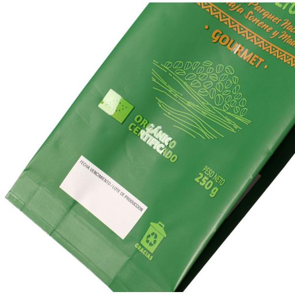 Matte Square Aluminium Packaging Pouch , 250g 500g 1kg Mylar k Bags