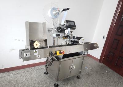 Máquina de etiquetas horizontal automática da economia para o líquido do tubo das seringas da salsicha