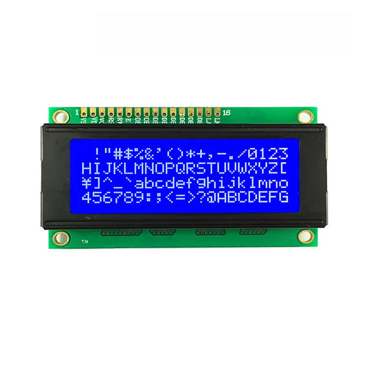 Customizable 20x4 Character LCD Displays Sunlight-Readable with COB LED Backlight Low Consumption SPI/IIC Interface