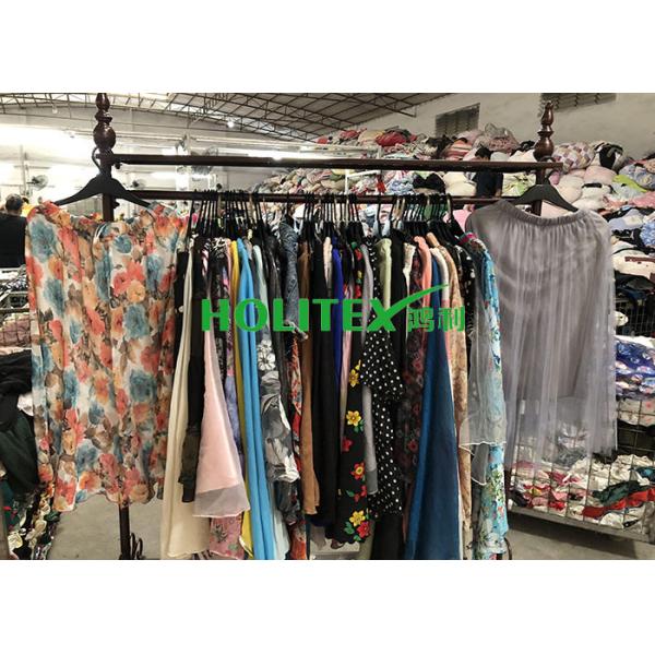 Popular Second Hand Ladies Clothes / Used Ladies Silk Skirts For Southeast Asia