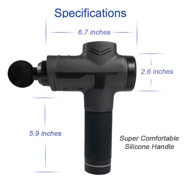 Горячая продажа Новые мини вибрационные электрические наушники глубокий массаж мышц пистолет массажник тела