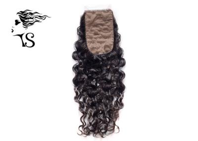 Curly Silk Base Lace Frontal Closure Hair Toppers For Women's Thinning Hair Deep Wave