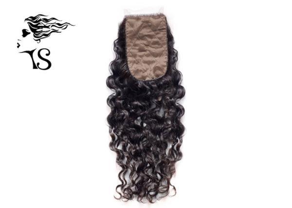 Curly Silk Base Lace Frontal Closure Hair Toppers For Women's Thinning Hair Deep Wave