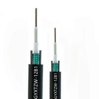 4 6 8 12 24 cœurs GYXTZW Unitube Rétardant de flamme câble monomode câble extérieur en fibre optique LSZH Jacket