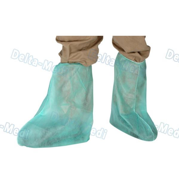 PP Polypropylene Disposable Shoe Covers Anti Dust Above Ankle To Knee