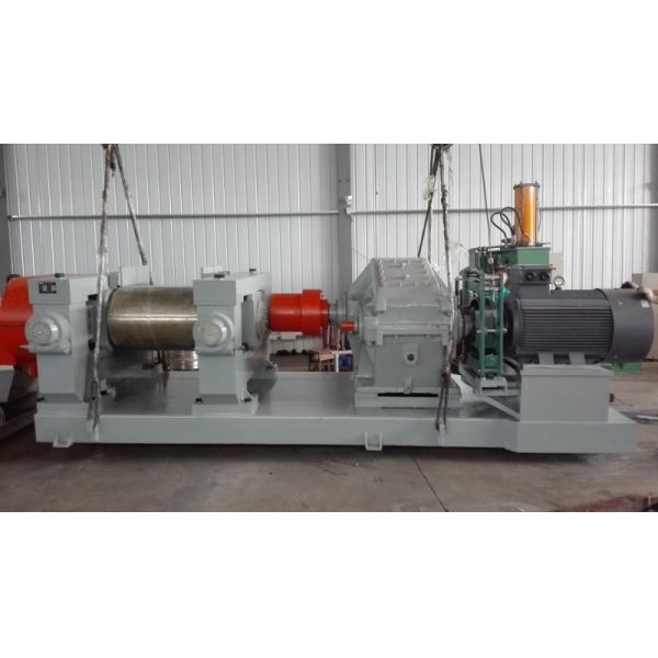 PLC Controlled Automatic Rubber Crusher and Cracker Mill with Customized Weight for Reclaimed Rubber Processing